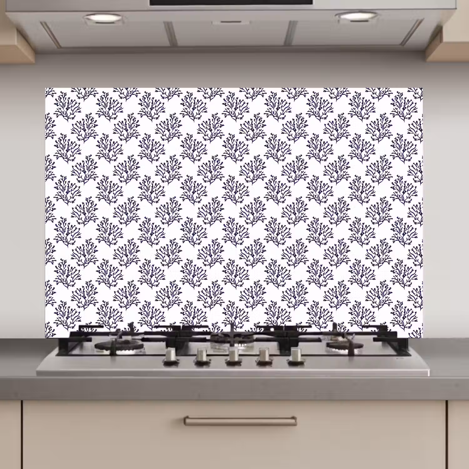 Oceaan - Koraal - Blauw - Wit keuken achterwand spatscherm klein 900 -3d_website