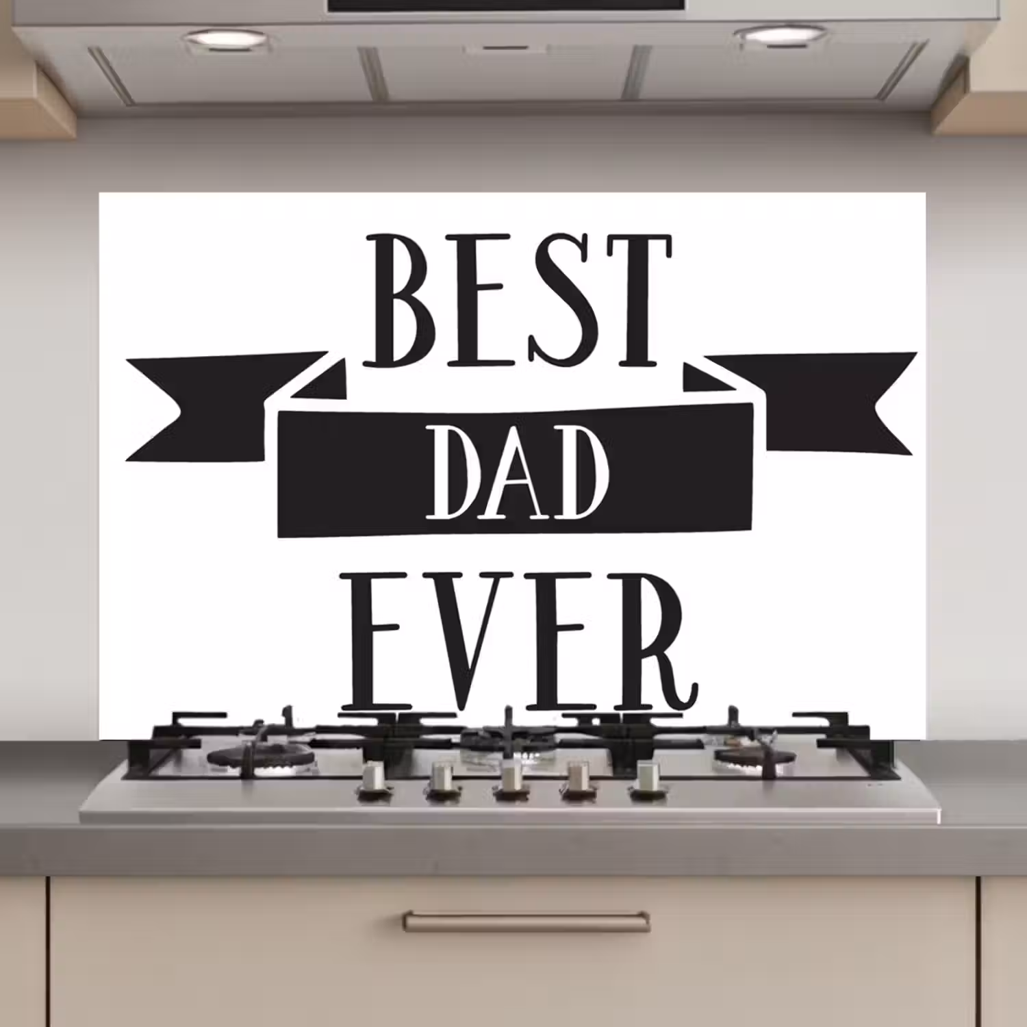 Papa - Quote - Beste papa keuken achterwand spatscherm klein -3d_website