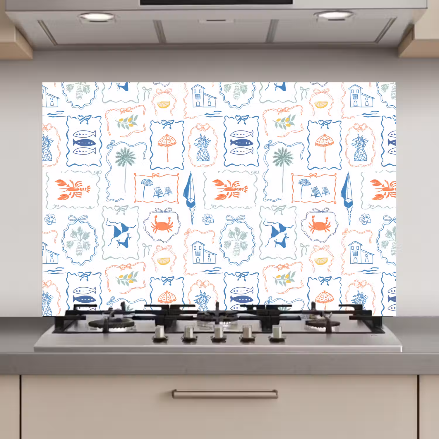 Zee - Sfeer - Strand - Multi keuken achterwand spatscherm klein 900 -3d_website