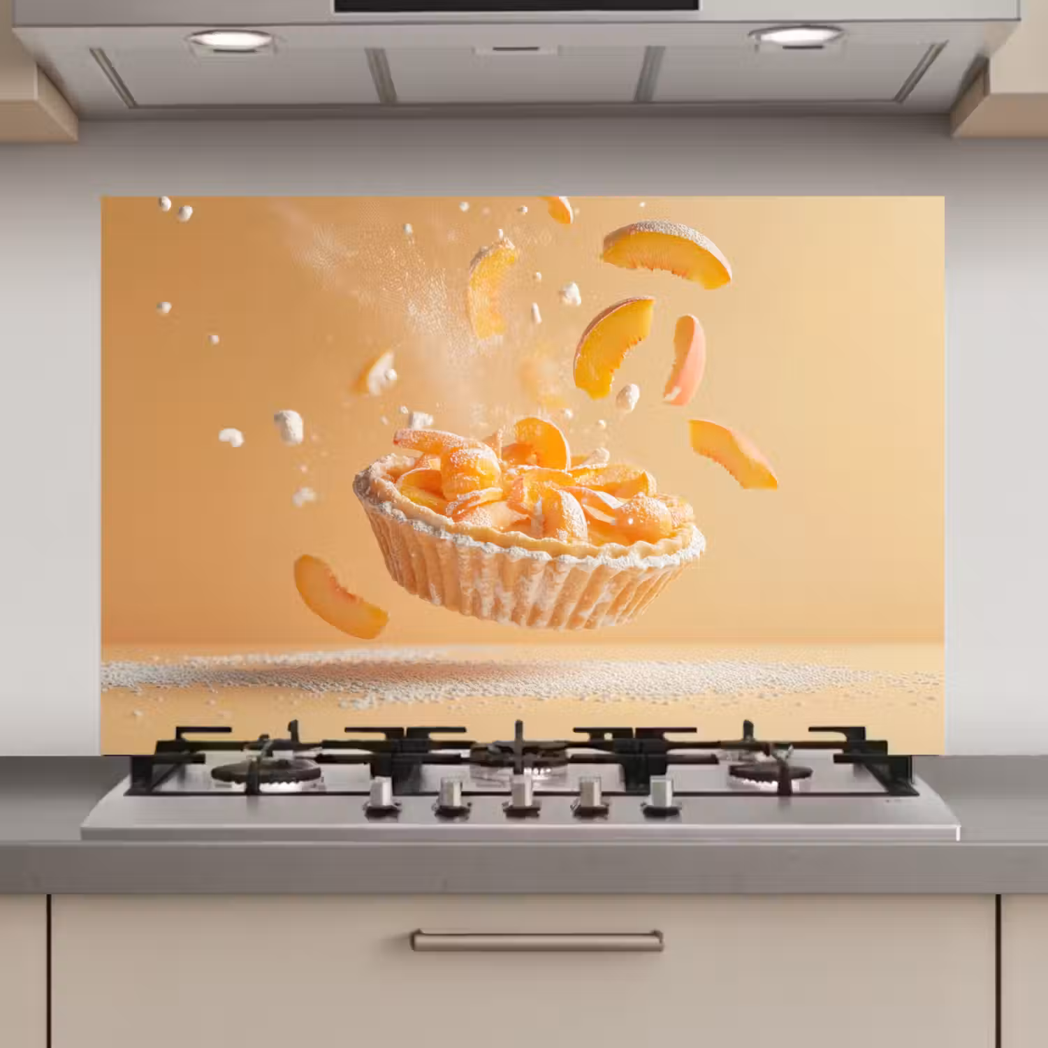 Peach - Eten - Taart - Oranje keuken achterwand spatscherm klein -3d_website