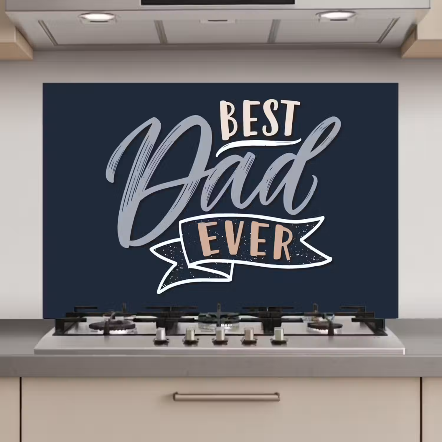 Quotes - Papa - Best dad ever - Spreuken keuken achterwand spatscherm klein -3d_website