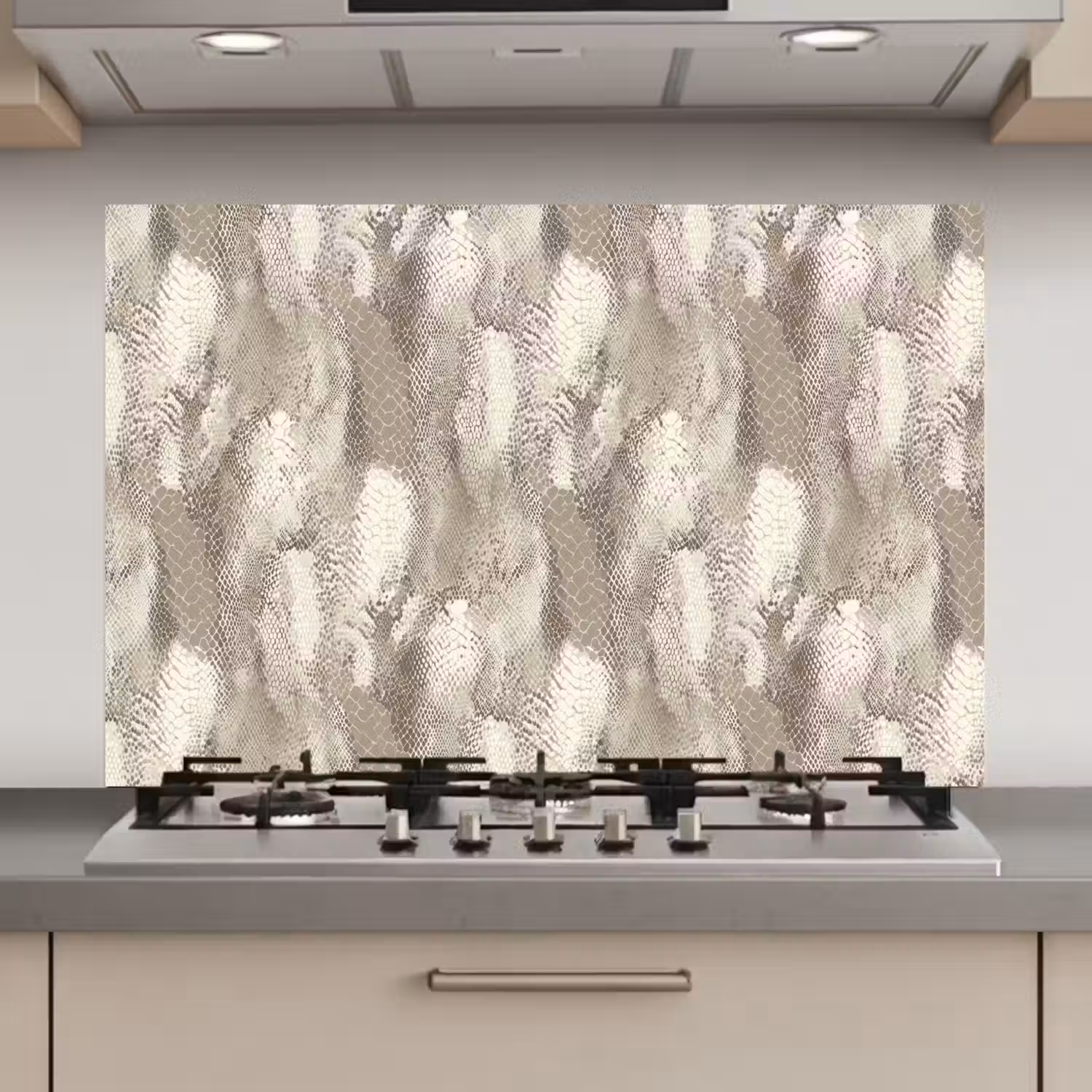 Slang - Textuur - Zand keuken achterwand spatscherm klein 900 -3d_website