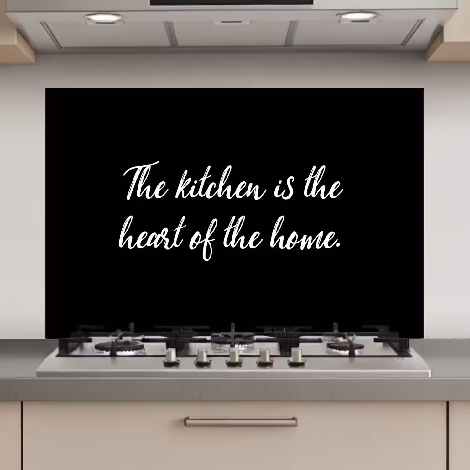 Spreuken - Koken - Thuis - The kitchen is the heart of the home - Quotes keuken achterwand spatscherm klein -3d_website