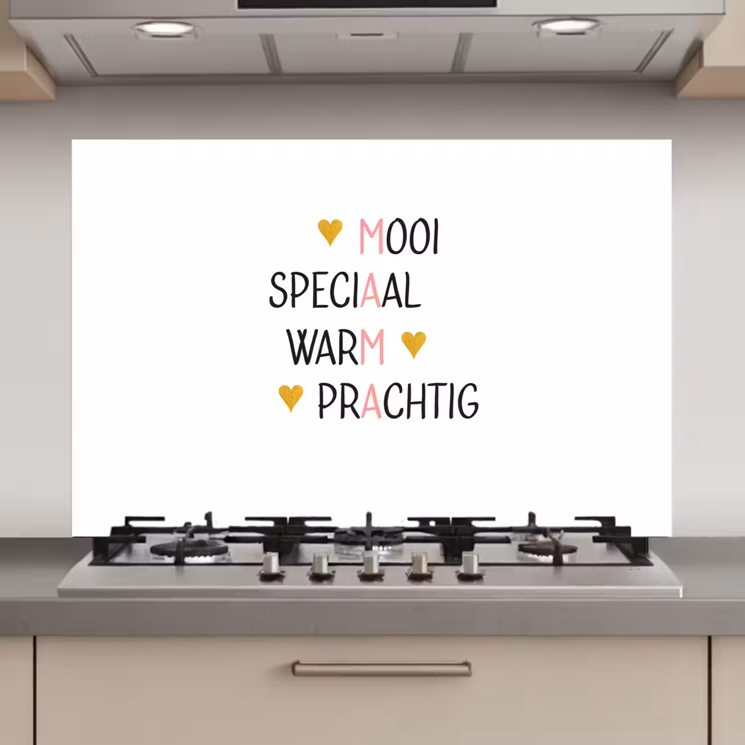 Spreuken - Mama - Quotes keuken achterwand spatscherm klein -3d_website
