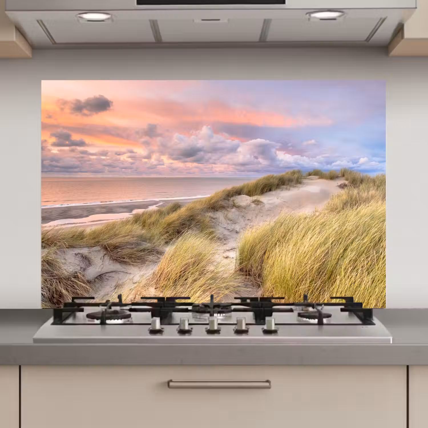 Strand - Zee - Duin - Zonsondergang keuken achterwand spatscherm klein -3d_website