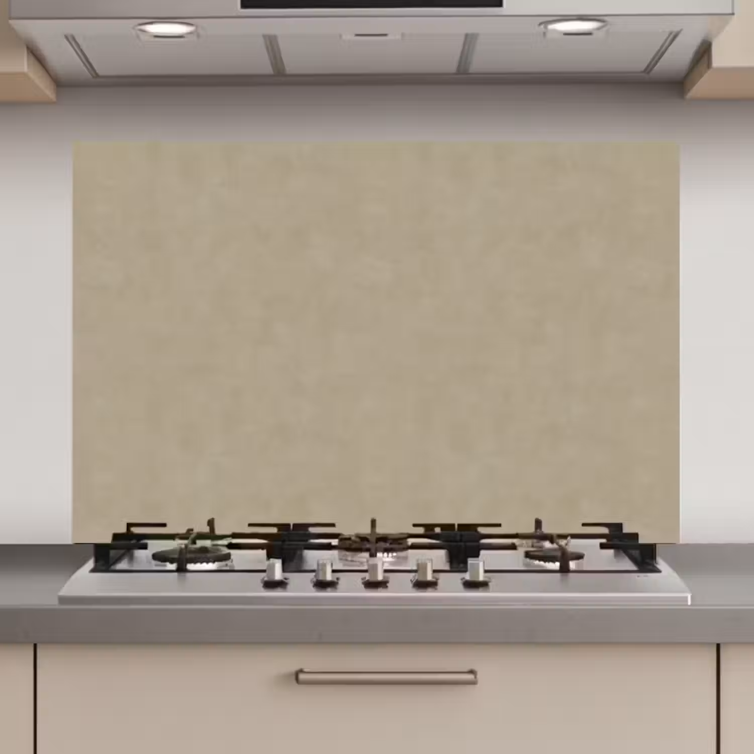 Taupekleur - Gewolkt textuur - Natuurlijk keuken achterwand spatscherm klein 900 -3d_website