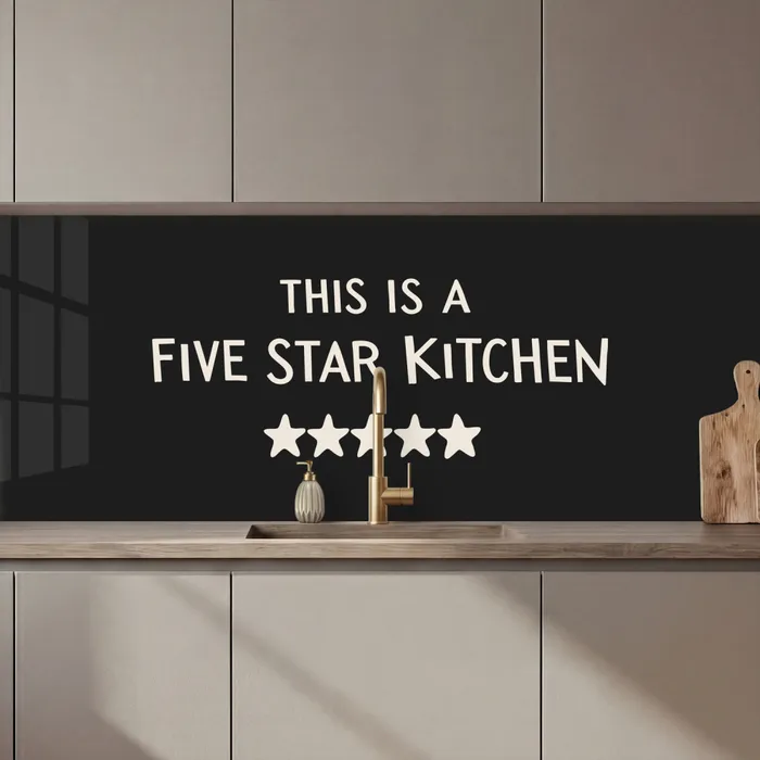 This is a five star kitchen keuken achterwand 2 middel zz_3dshopping