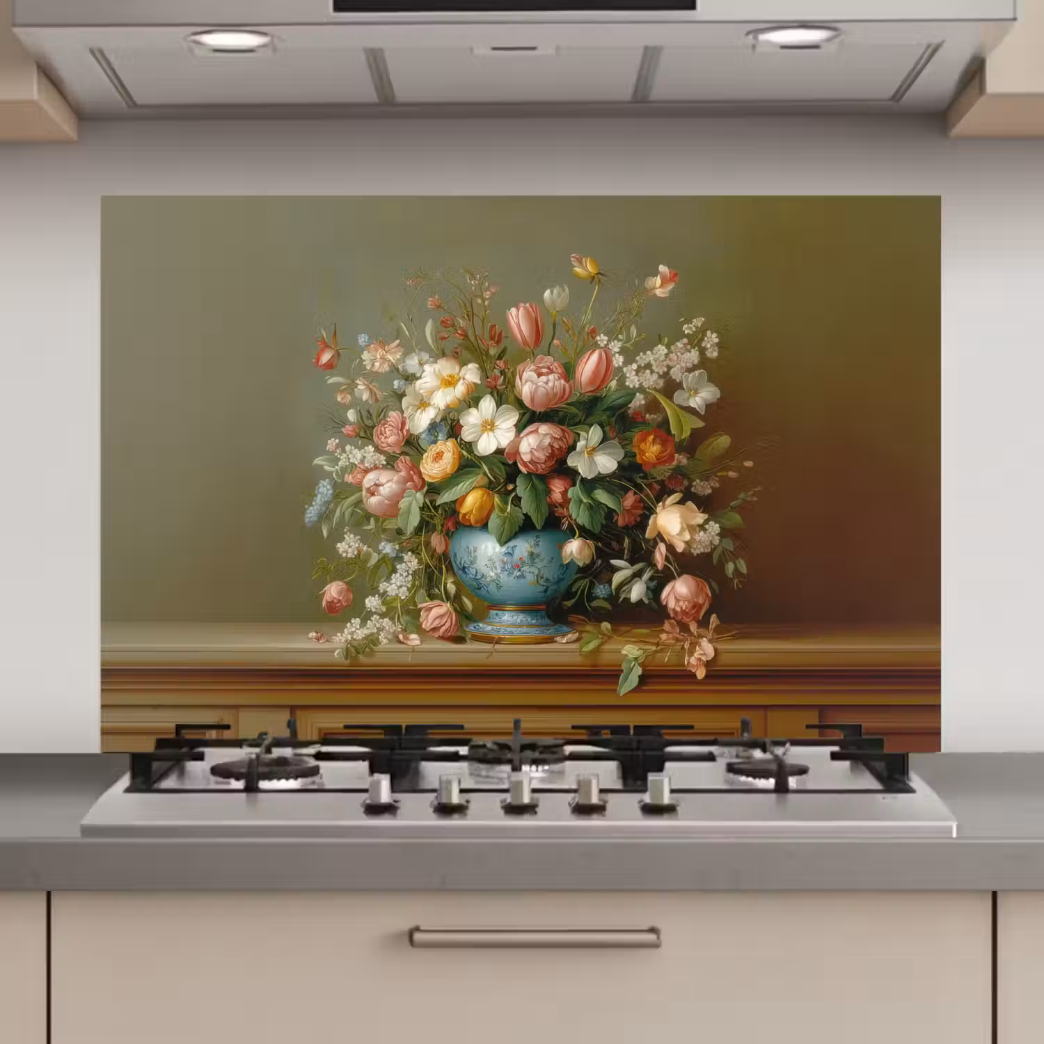 Vaas - Pastel - Kleuren - Bloemen keuken achterwand spatscherm klein -3d_website