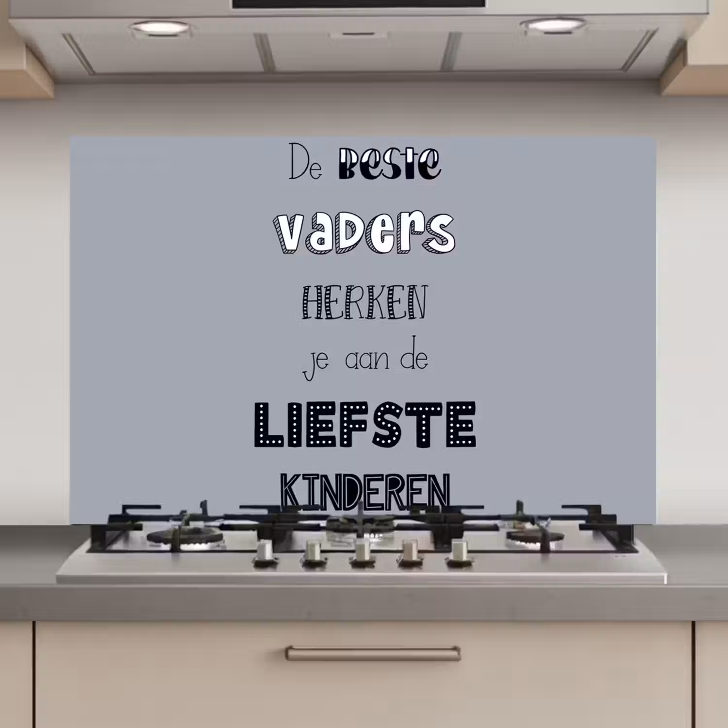 Vaderdag geschenk - Vader - Spreuken - De beste vaders - Quote keuken achterwand spatscherm klein -3d_website