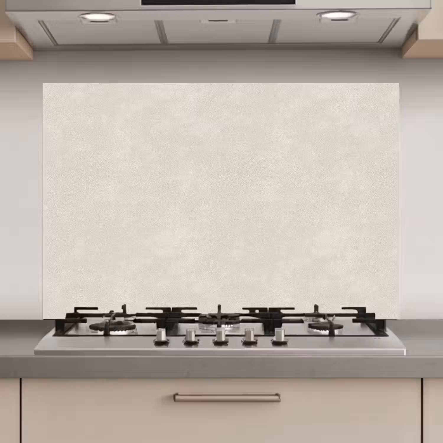 Zandkleurig - Modern - Egaal keuken achterwand spatscherm klein 900 -3d_website
