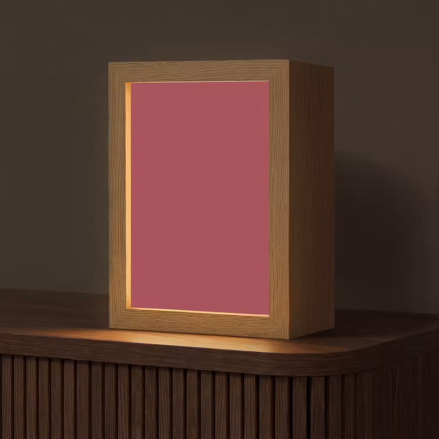 Antique - Ruby - Rood Light Box met kabel (Tafellamp) klein 925 -z3d_website