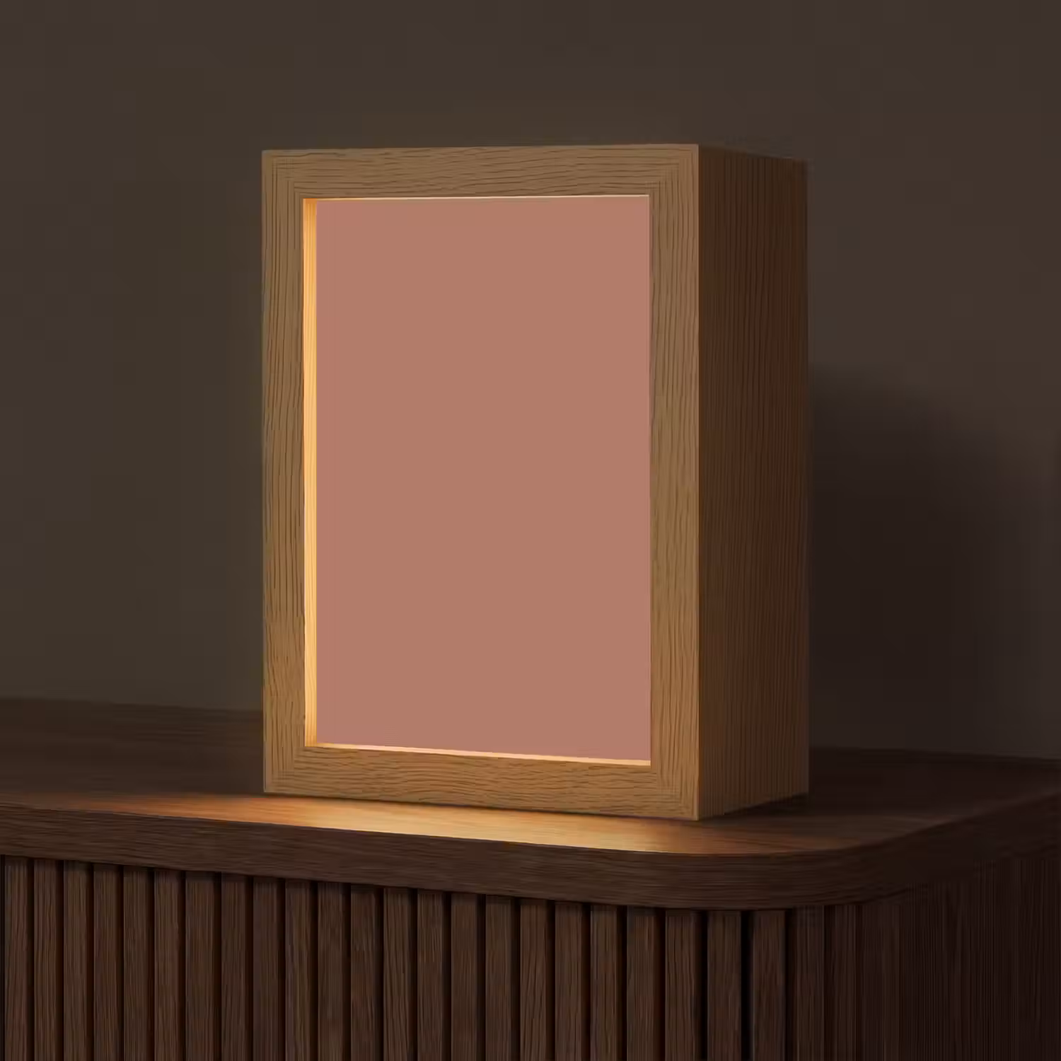 Baked - Earth - Oranje Light Box met kabel (Tafellamp) klein 925 -z3d_website
