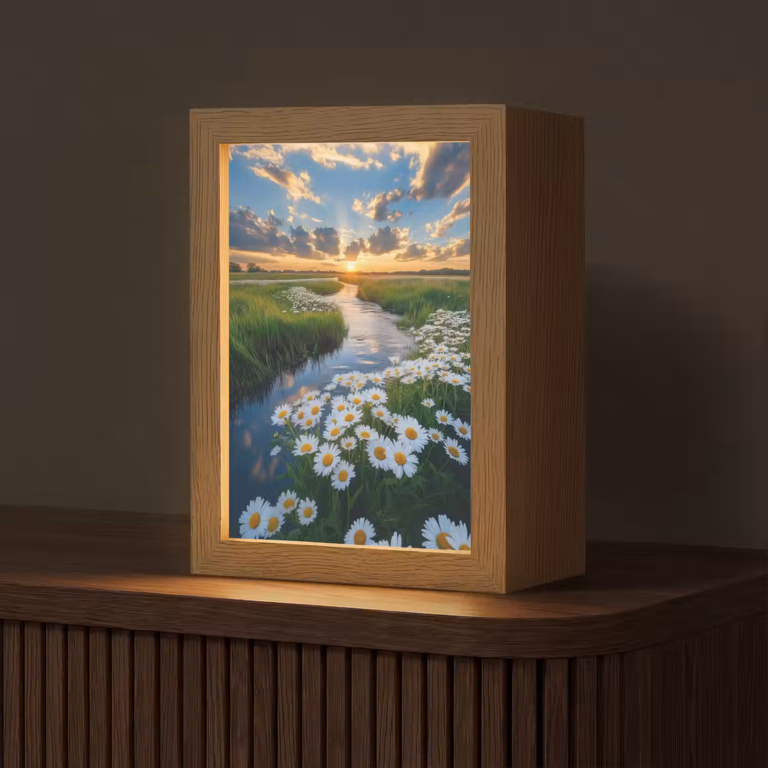 Beekje - Landschap - Margriet Light Box met kabel (Tafellamp) klein -z3d_website
