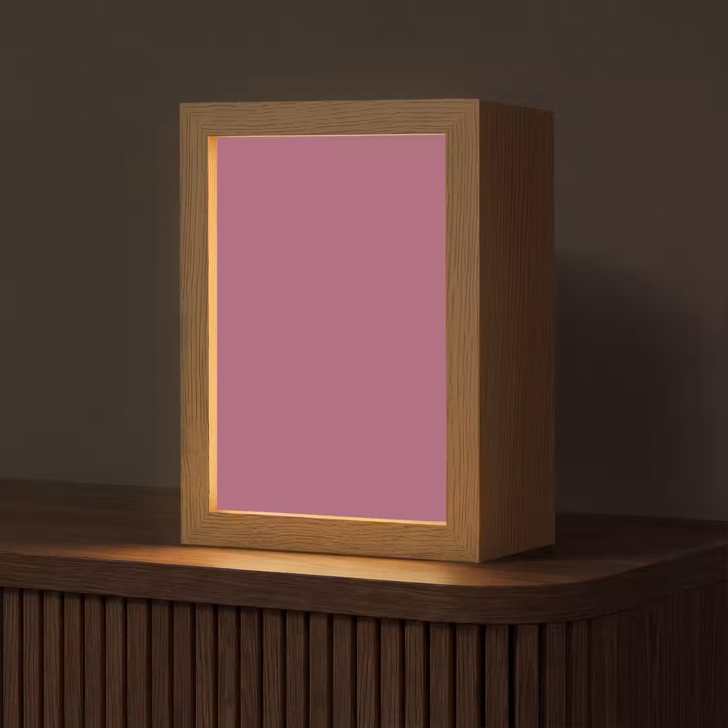 Berry - Roze -Pink Light Box met kabel (Tafellamp) klein 925 -z3d_website