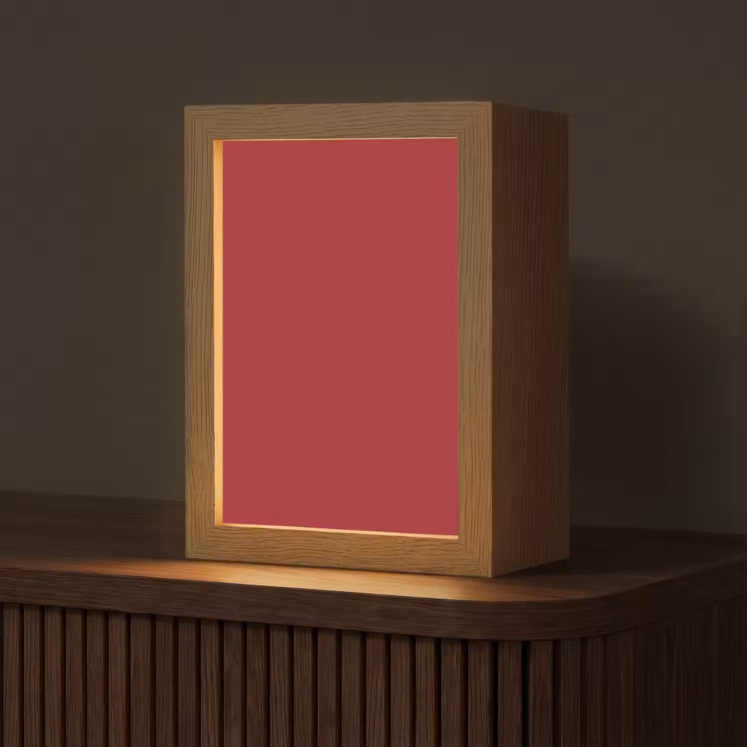 Burgundy - Wine - Rood Light Box met kabel (Tafellamp) klein 925 -z3d_website