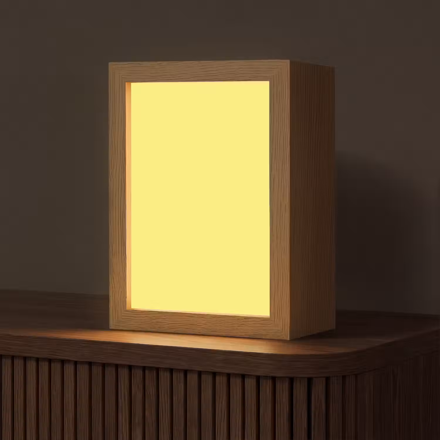 Buttery - Beige - Geel Light Box met kabel (Tafellamp) klein 925 -z3d_website