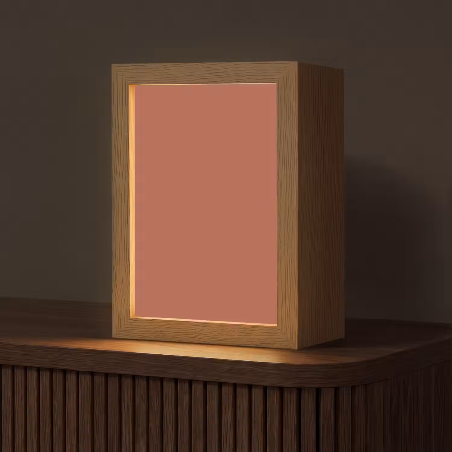 Copperhead - Oranje - Bruin Light Box met kabel (Tafellamp) klein 925 -z3d_website