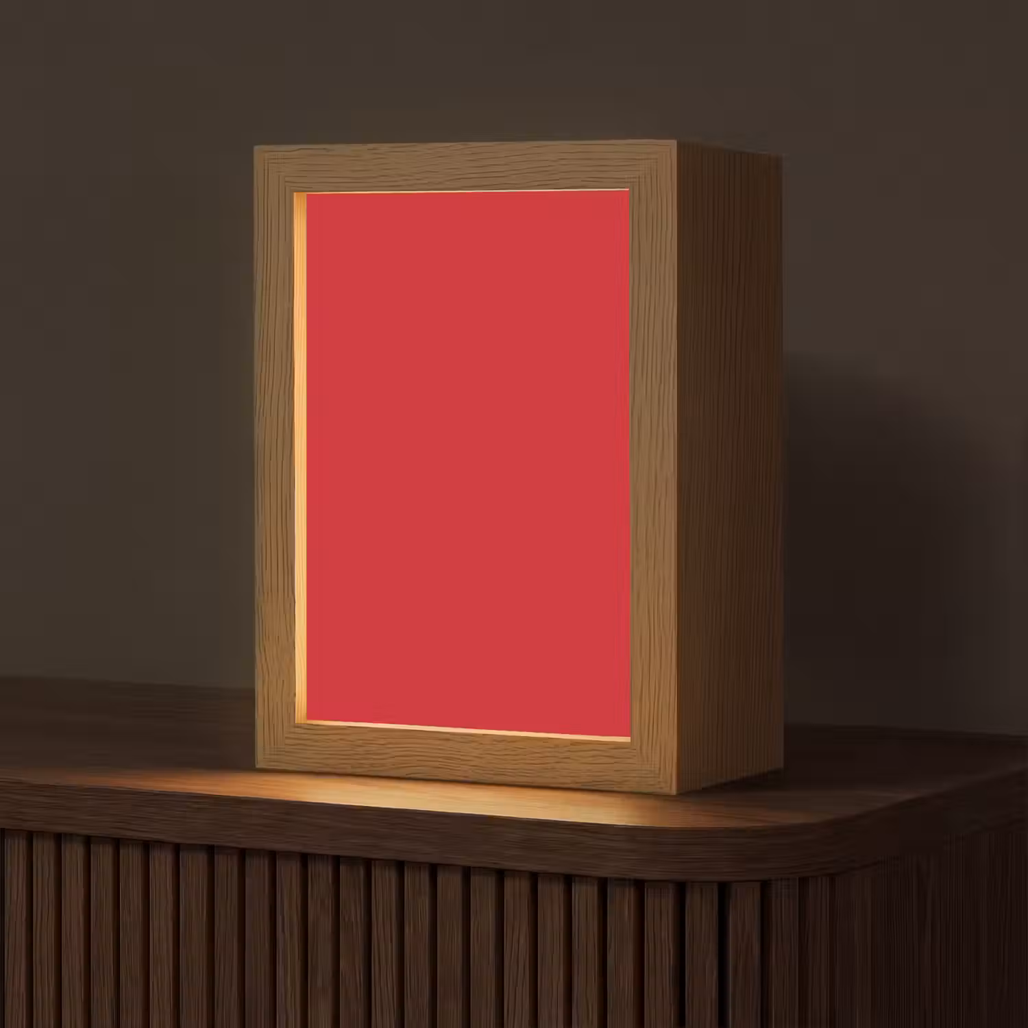 Crimson - Velvet - Rood Light Box met kabel (Tafellamp) klein 925 -z3d_website