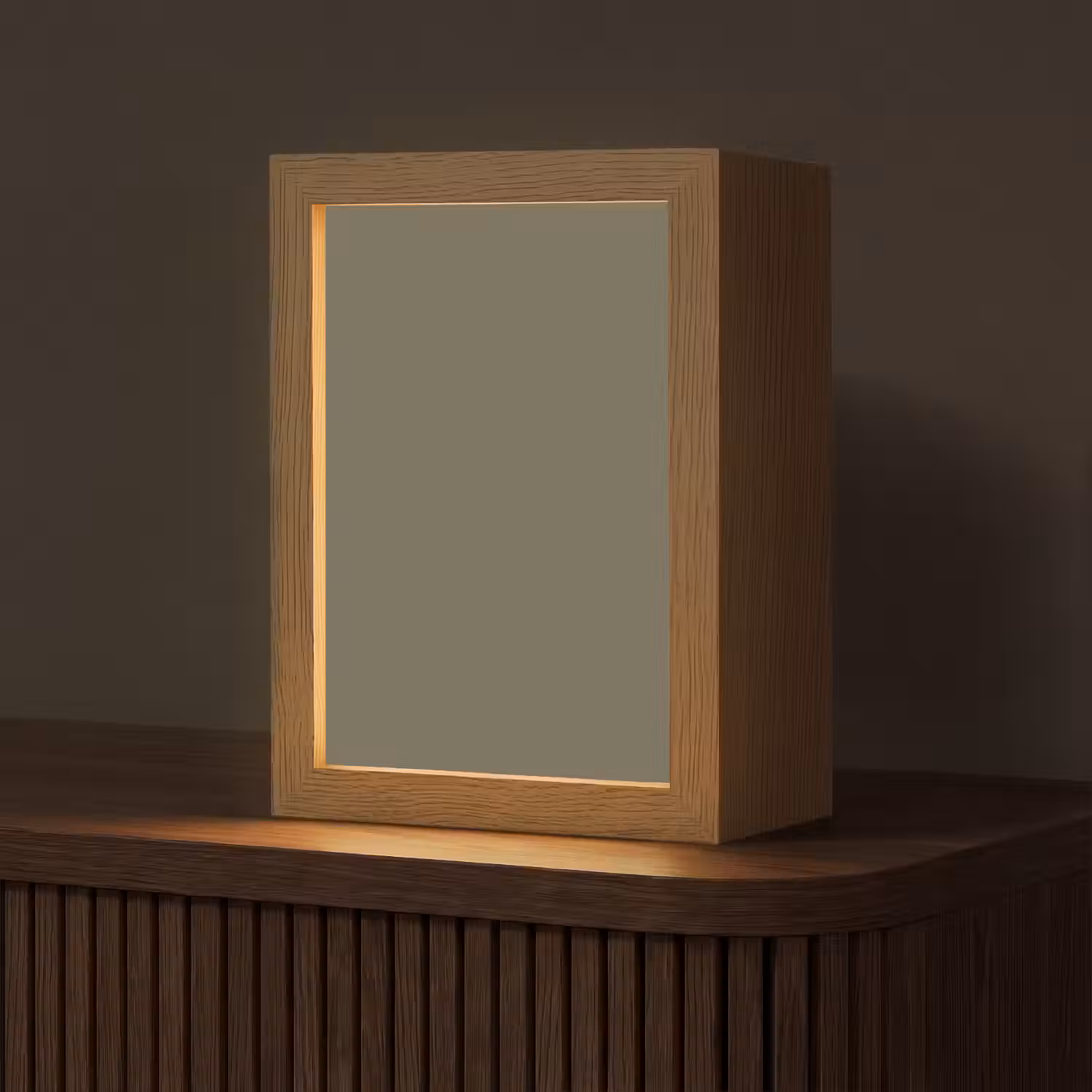 Deep - Khaki - Groen Light Box met kabel (Tafellamp) klein 925 -z3d_website