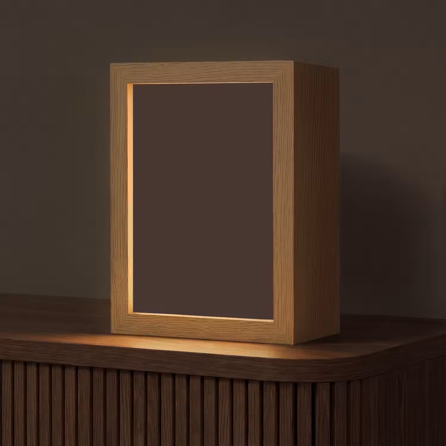 Deep - Obsidian - Bruin Light Box met kabel (Tafellamp) klein 925 -z3d_website