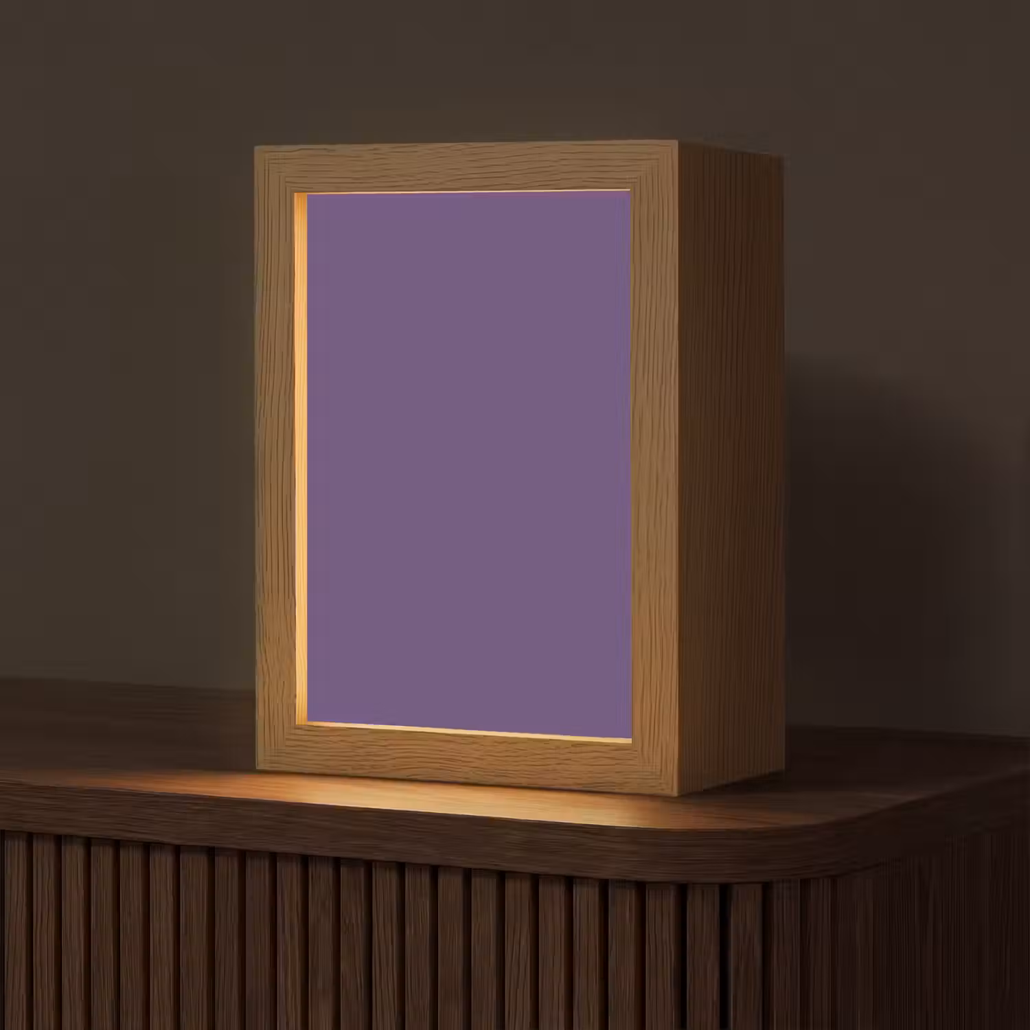 Deep - Plum - Paars Light Box met kabel (Tafellamp) klein 925 -z3d_website
