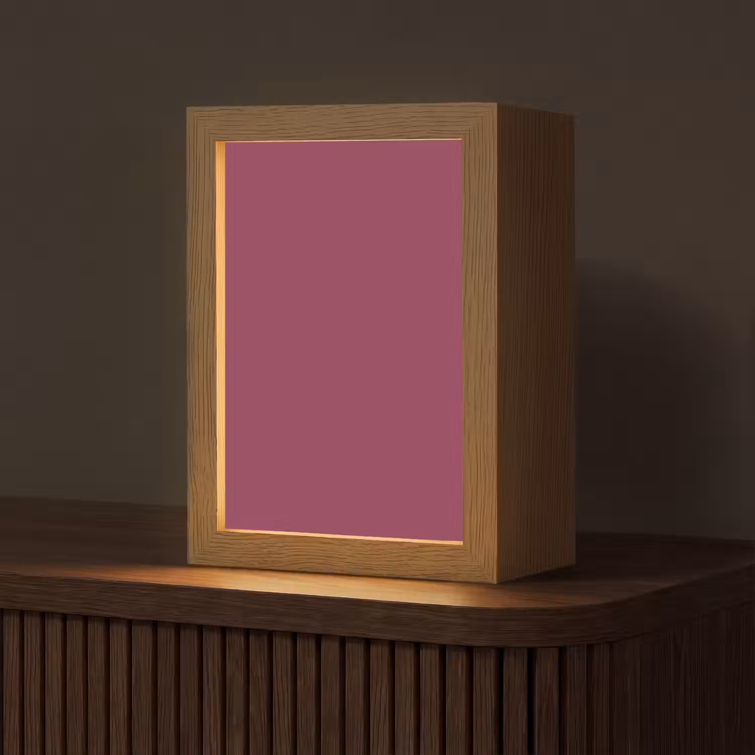 Deep - Rasberry - Rood Light Box met kabel (Tafellamp) klein 925 -z3d_website