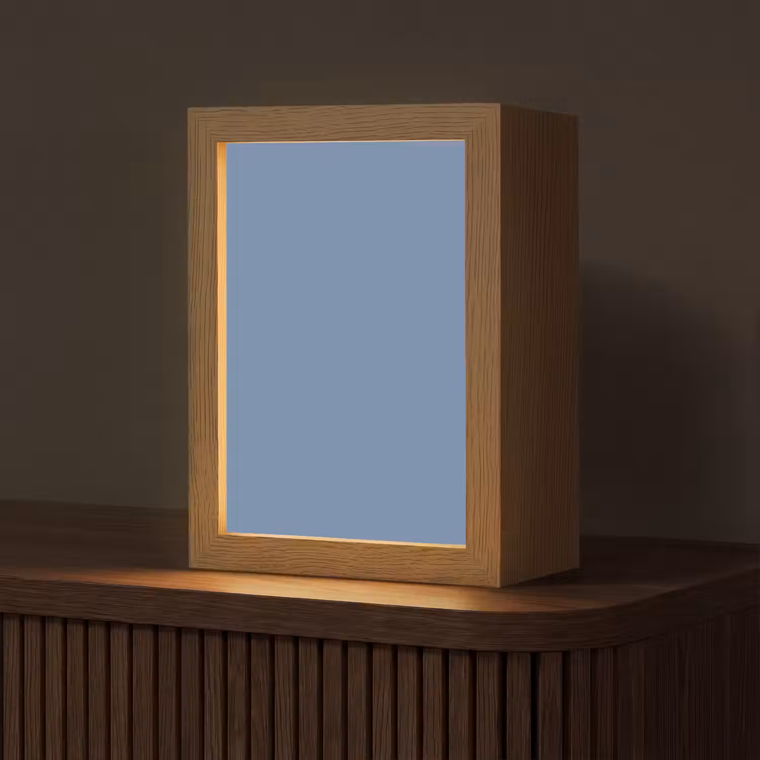 Denim - Breeze - Blauw Light Box met kabel (Tafellamp) klein 925 -z3d_website