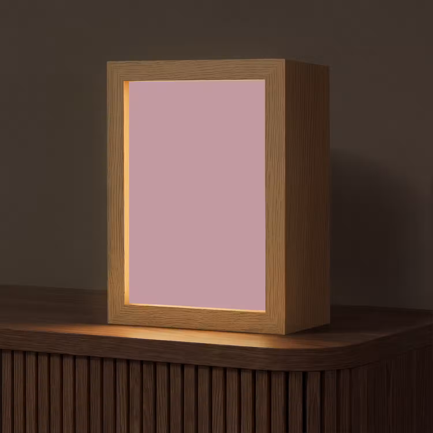 Dusty - Mauve - Paars Light Box met kabel (Tafellamp) klein 925 -z3d_website