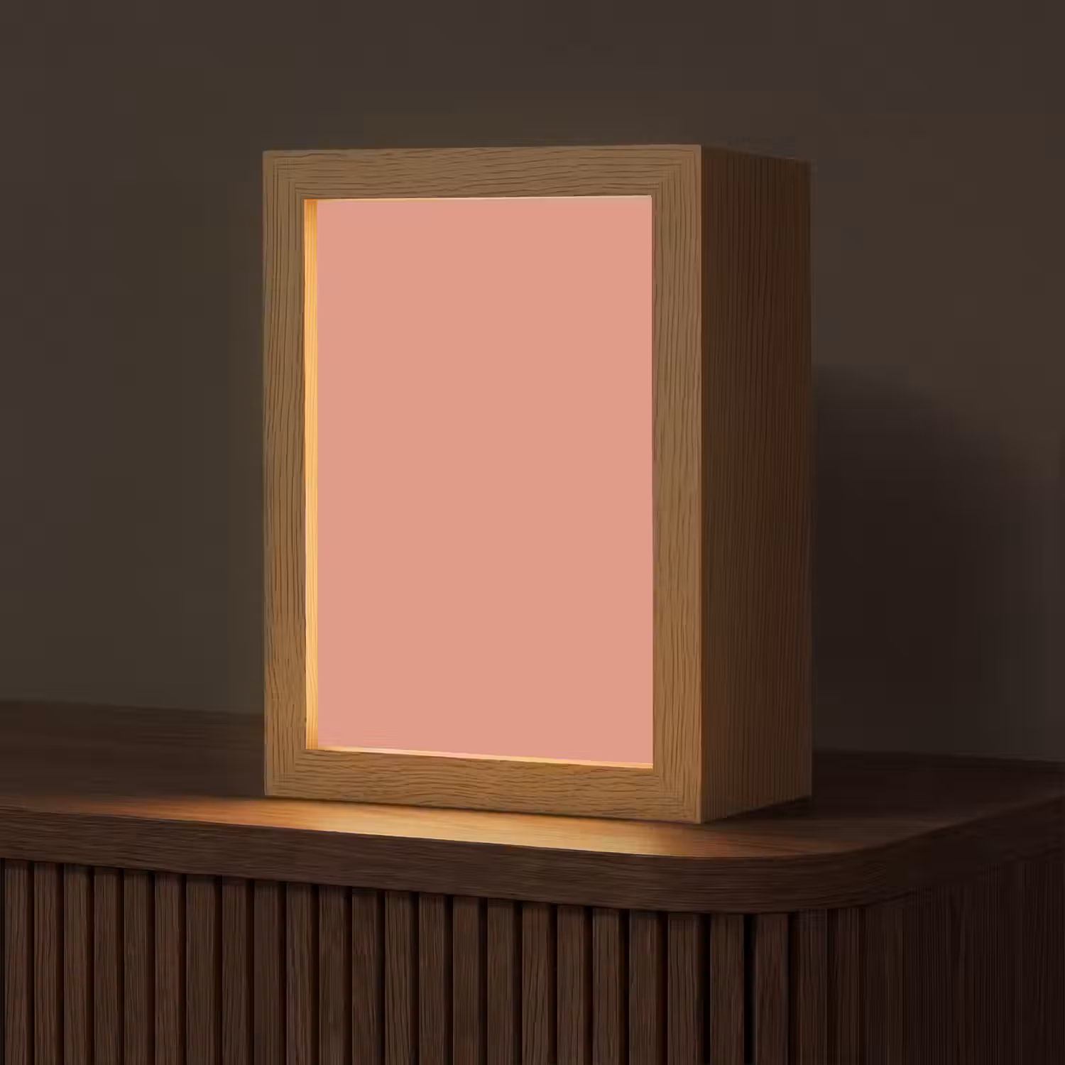 Earthy - Rose - Koraal Light Box met kabel (Tafellamp) klein 925 -z3d_website