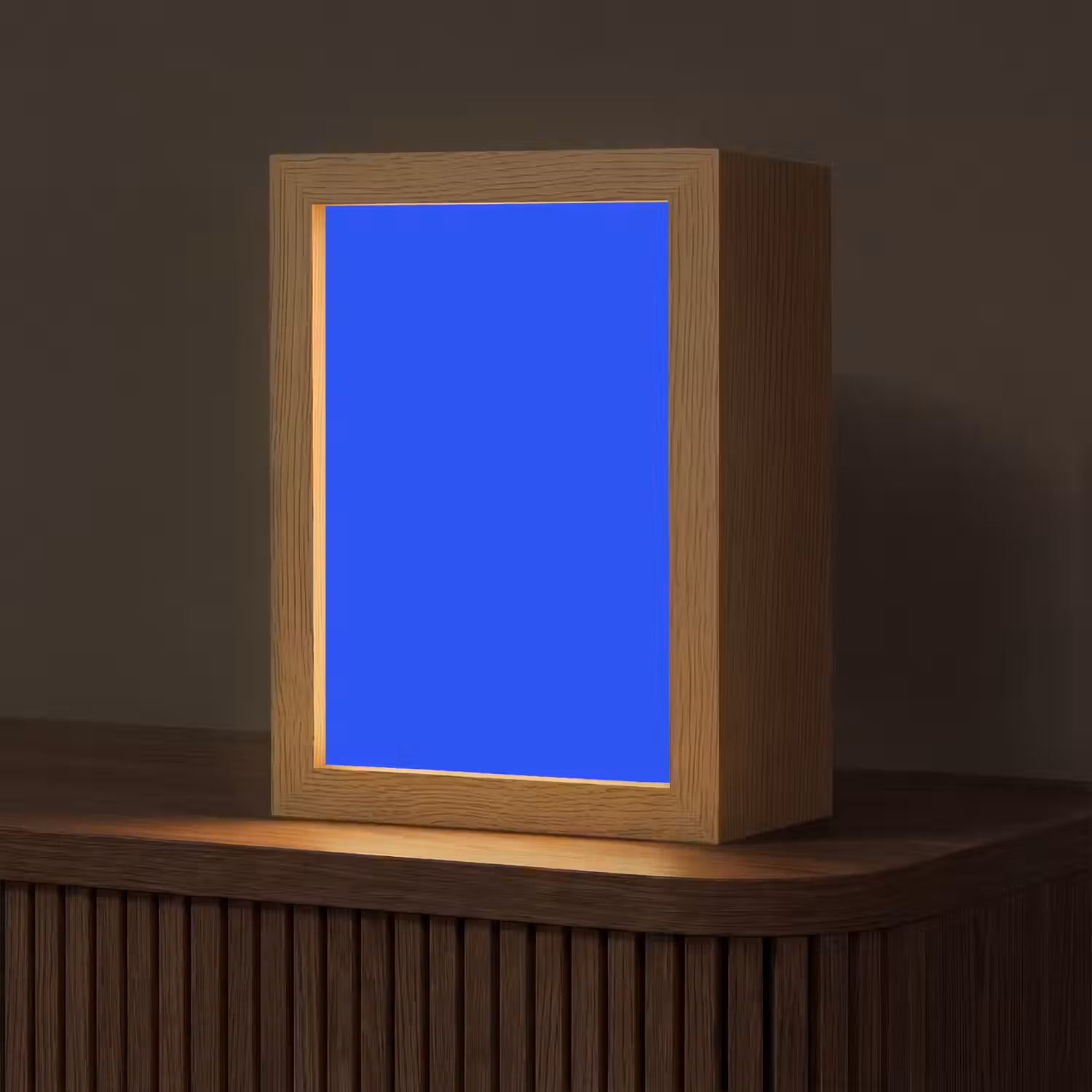 Electric - Blue - Blauw Light Box met kabel (Tafellamp) klein 925 -z3d_website