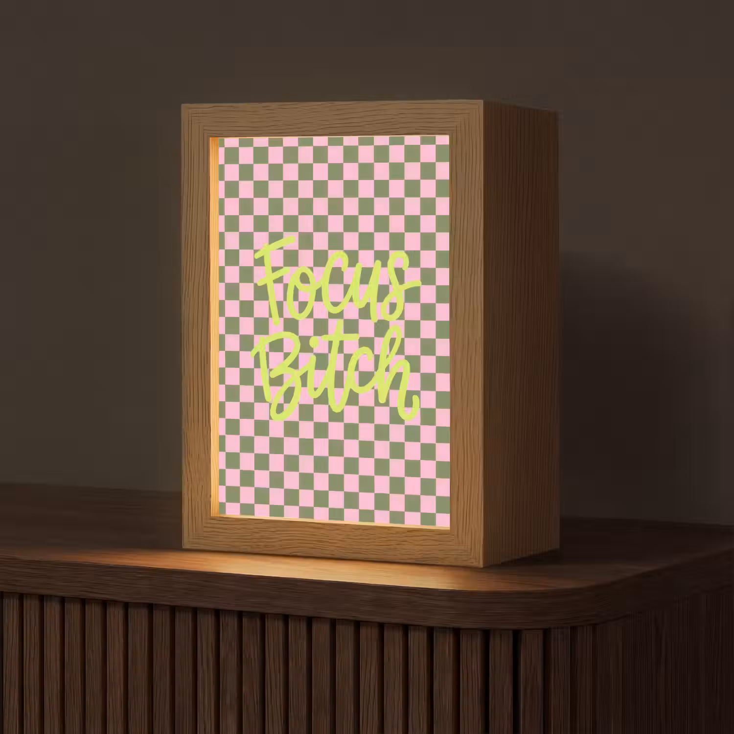 Focus - Vakken - Roze Light Box met kabel (Tafellamp) klein -z3d_website