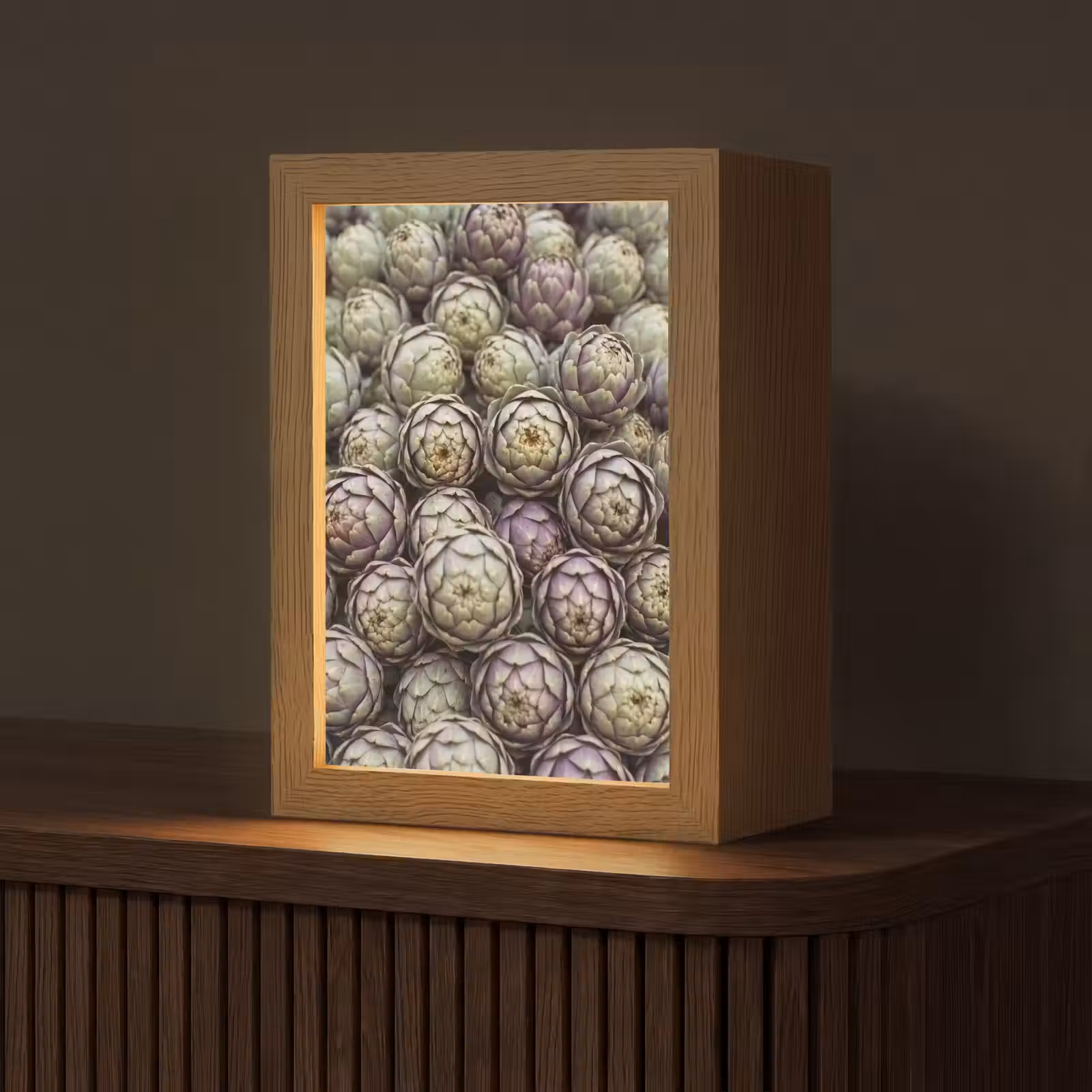 Tafellamp - Groenten - Vers - Eten - Groenten - Vers - Eten Light Box met kabel (Tafellamp) klein