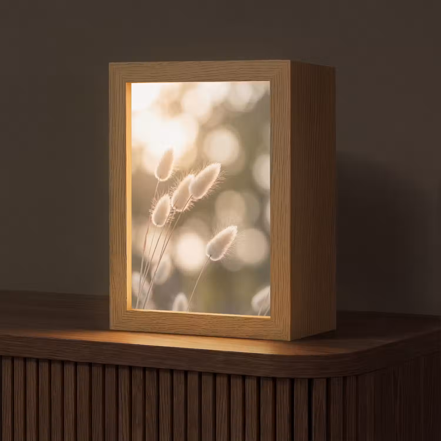 Hazestaartgras - Wit - Zonlicht Light Box met kabel (Tafellamp) klein -z3d_website