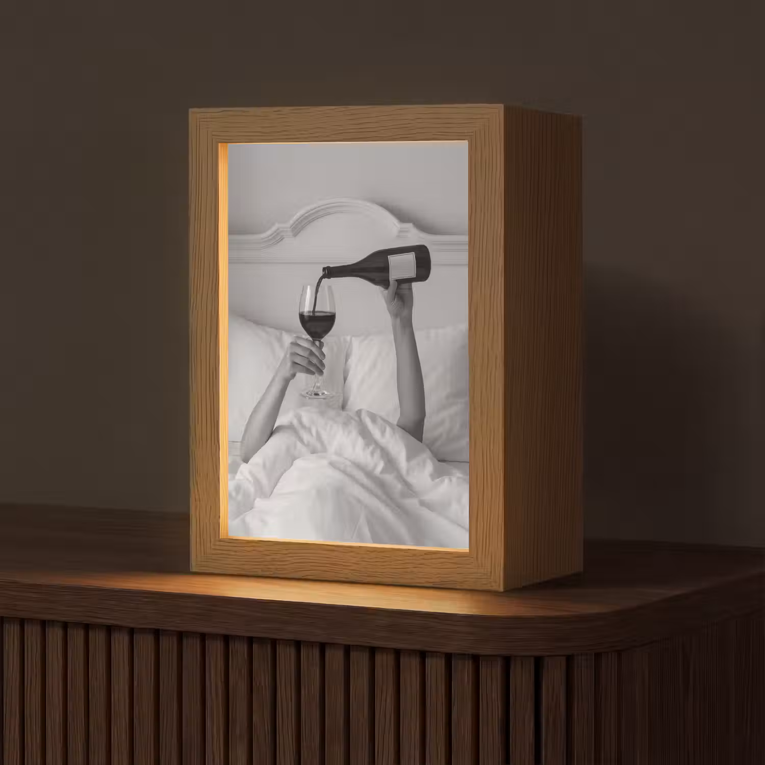 Lakens - Armen - Wijn - Glas Light Box met kabel (Tafellamp) klein -z3d_website