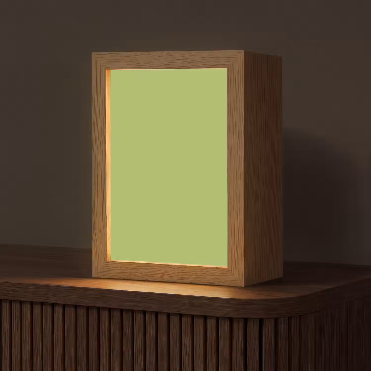 Lime - Glow - Groen Light Box met kabel (Tafellamp) klein 925 -z3d_website