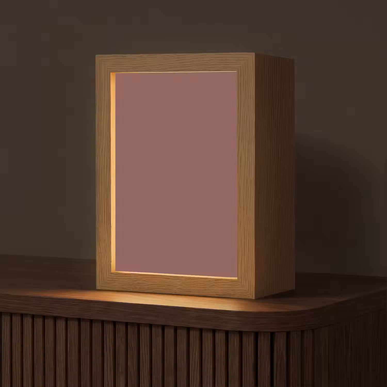 Muted - Raisin - Rood Light Box met kabel (Tafellamp) klein 925 -z3d_website