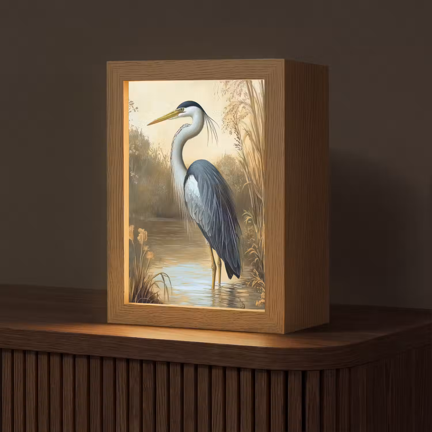 Reiger - Water - Planten Light Box met kabel (Tafellamp) klein -z3d_website