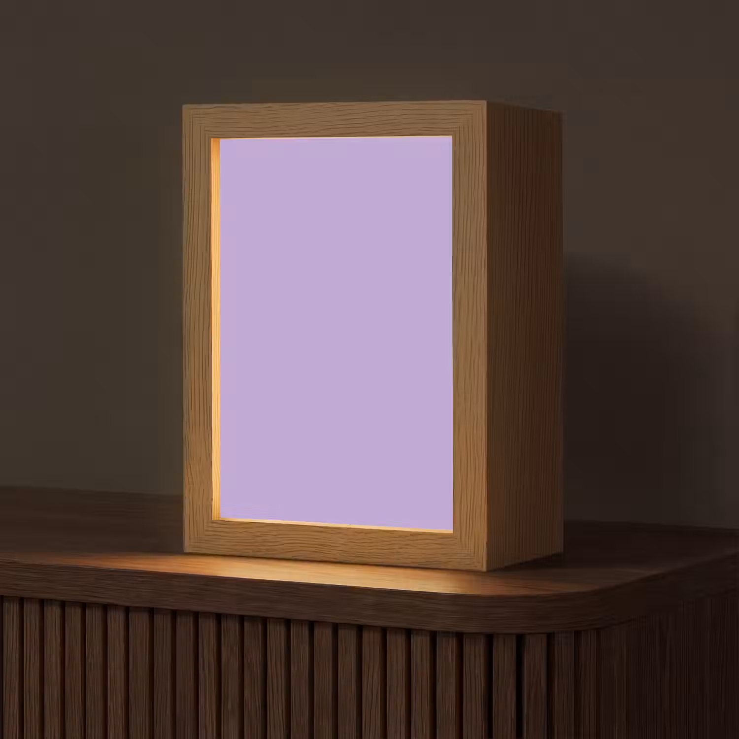 Soft - Lavender - Paars Light Box met kabel (Tafellamp) klein 925 -z3d_website