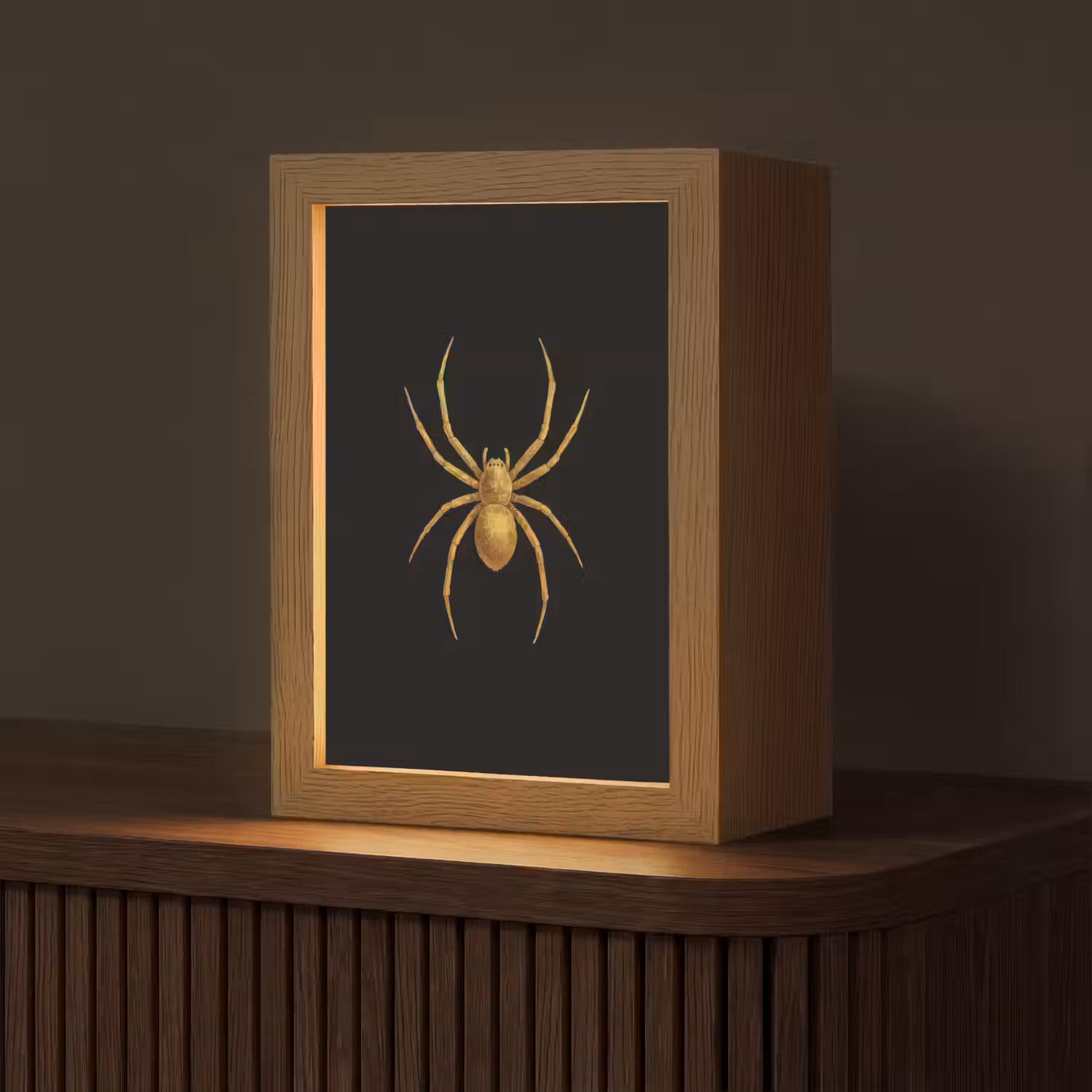 Spin - Goud - Minimalistisch - Poten Light Box met kabel (Tafellamp) klein -z3d_website