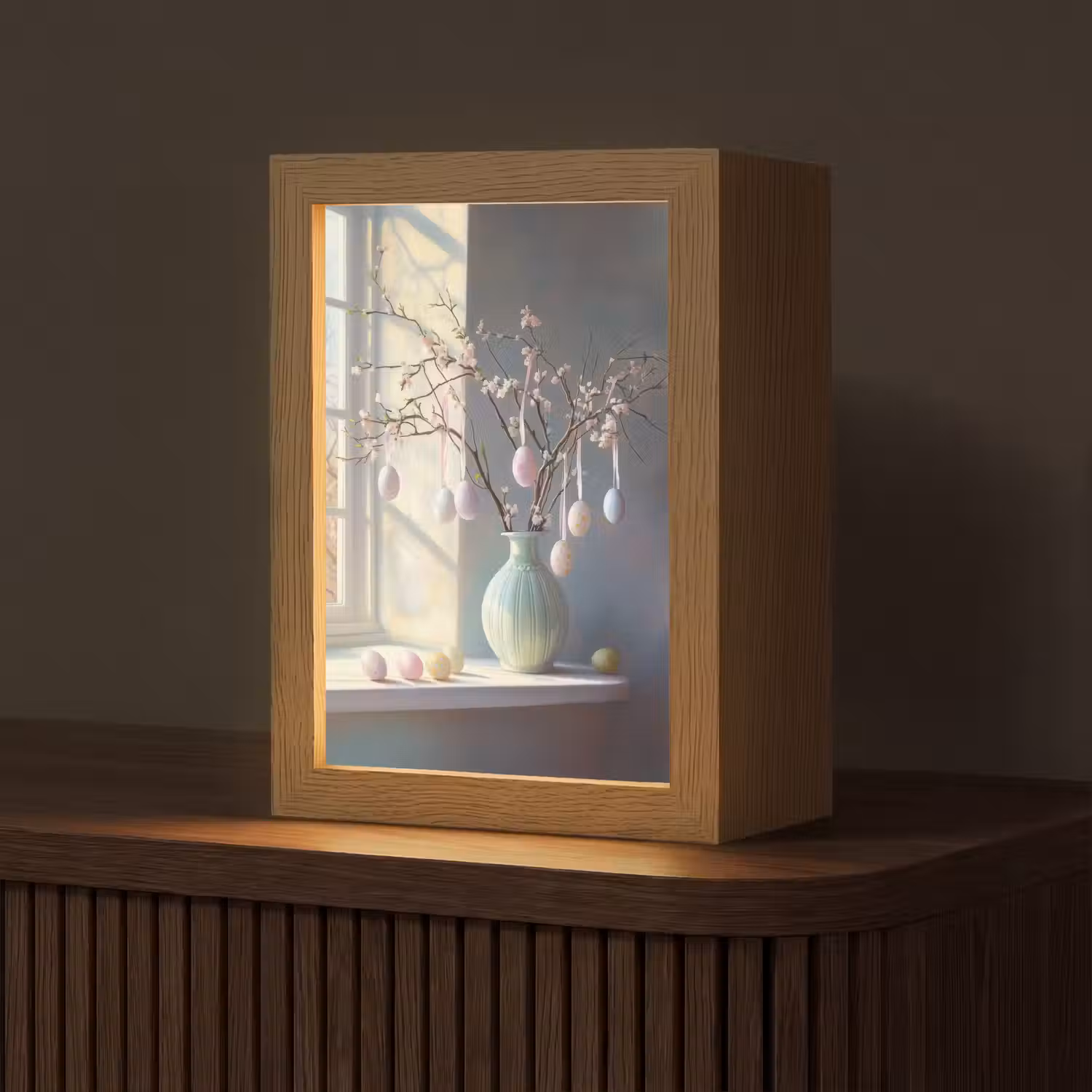 Stilleven - Vaas - Paastak Light Box met kabel (Tafellamp) klein -z3d_website