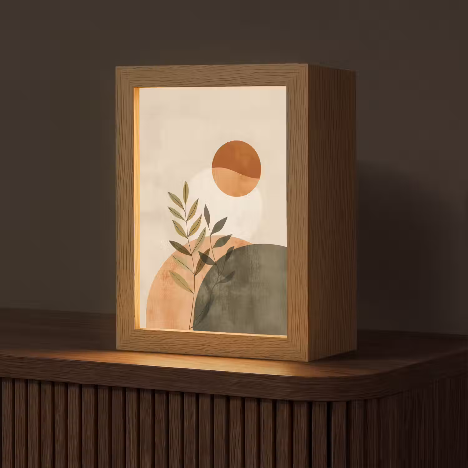 Takken - Vormen - Abstract Light Box met kabel (Tafellamp) klein -z3d_website