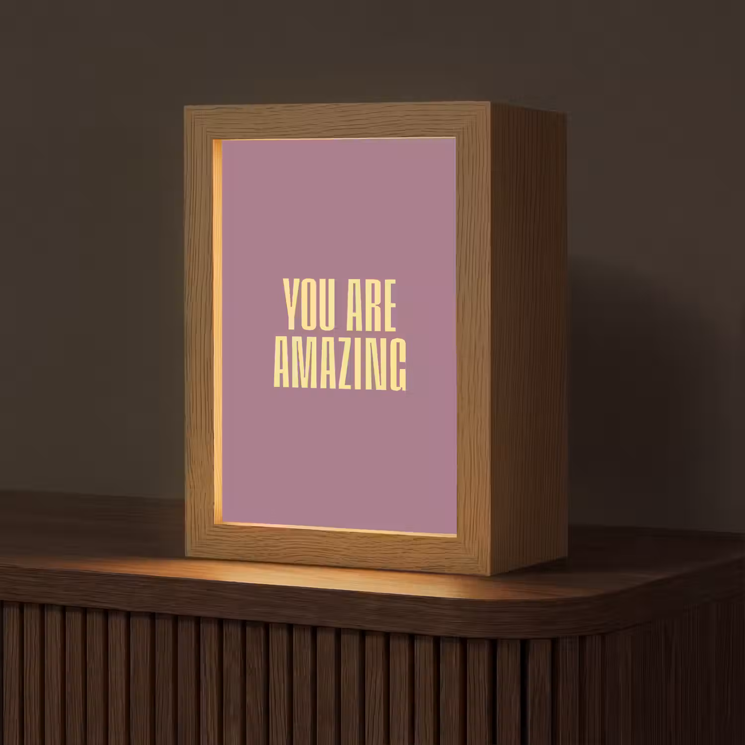 Tekst - Paars - Amazing Light Box met kabel (Tafellamp) klein -z3d_website