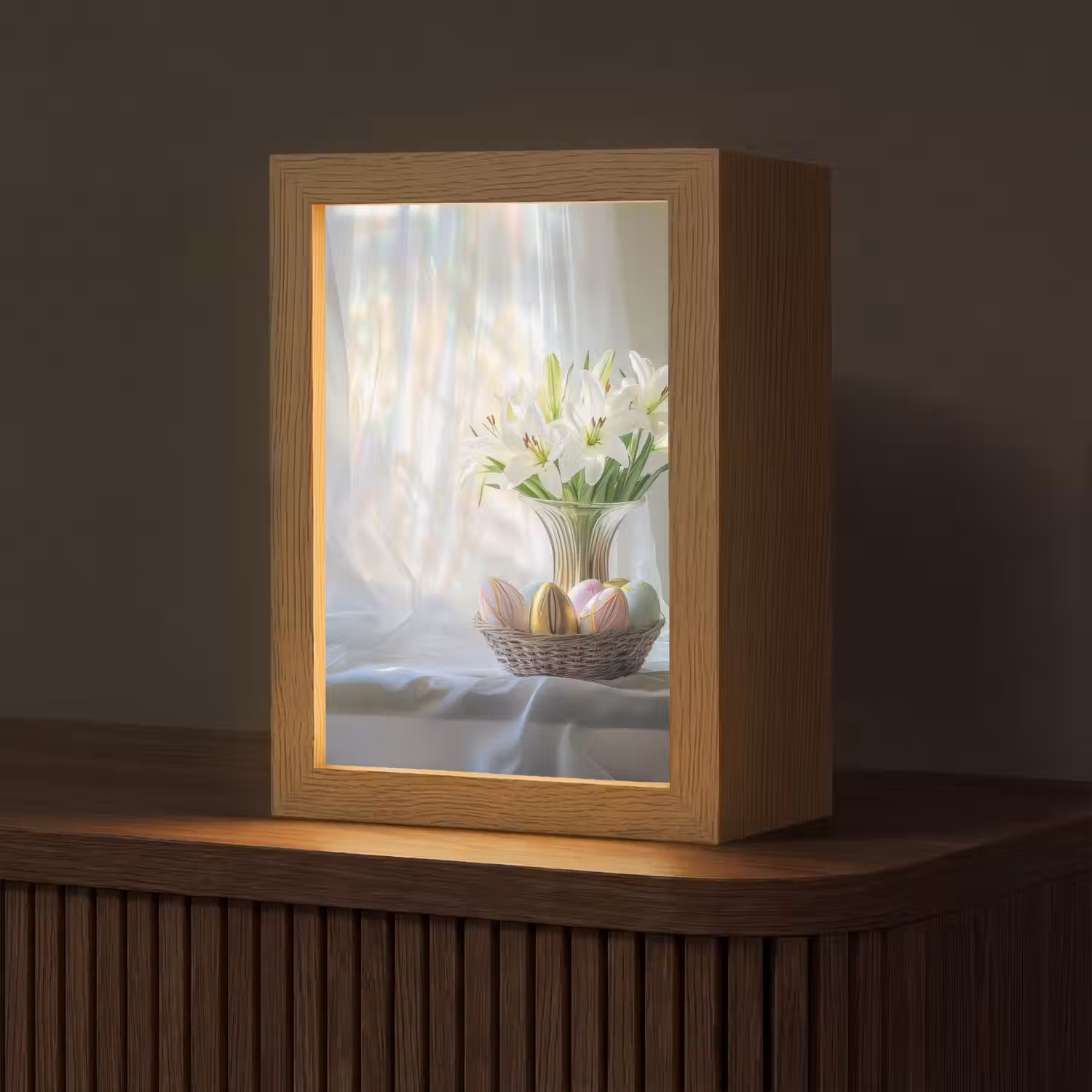 Vaas - Eieren - Bloemen Light Box met kabel (Tafellamp) klein -z3d_website