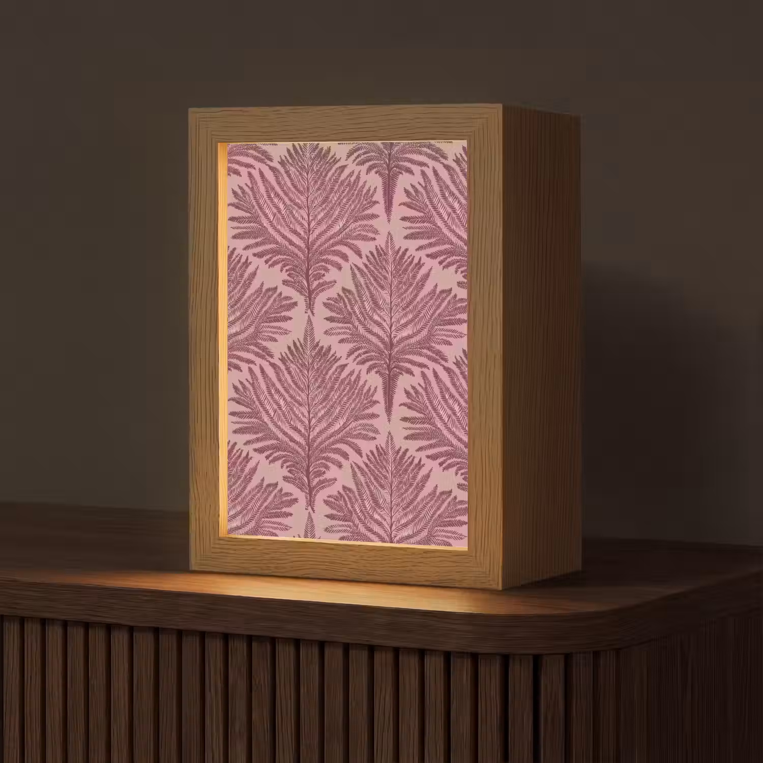 Varen - Patroon - Paars Light Box met kabel (Tafellamp) klein 925 -z3d_website