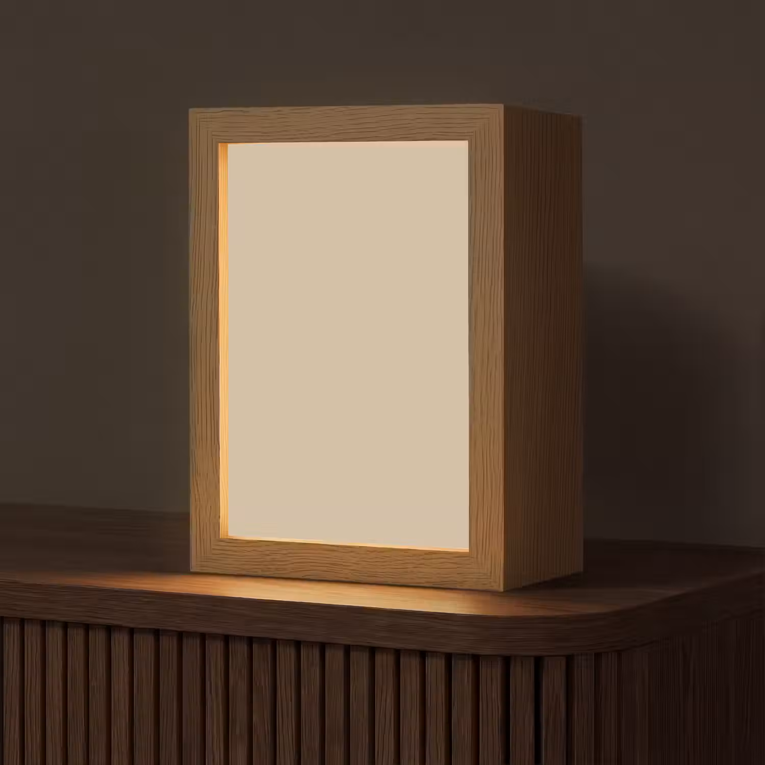Warm - Sand - Nude Light Box met kabel (Tafellamp) klein 925 -z3d_website