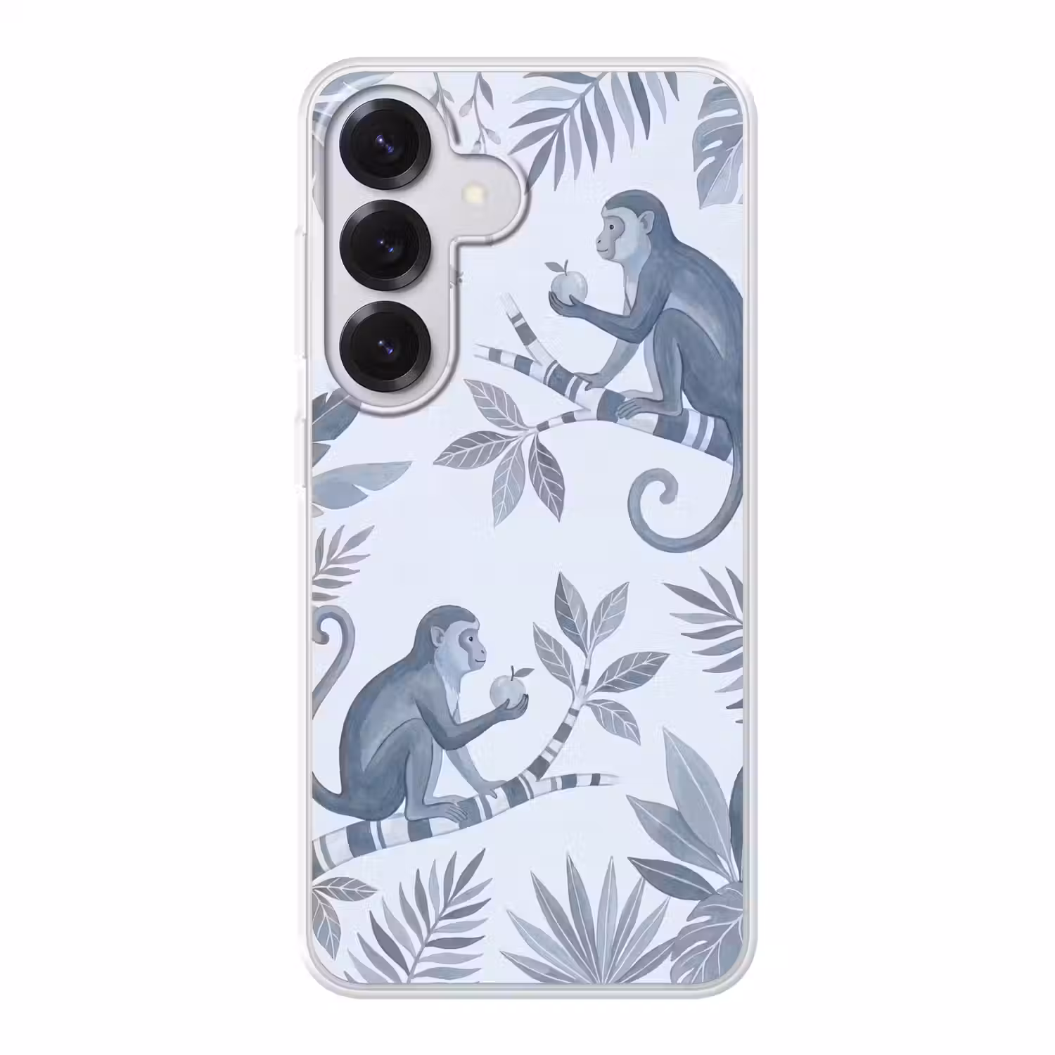 Aap - Boom - Bladeren - Jungle - Illustratie Telefoonhoesje Samsung Galaxy S26 klein -3d