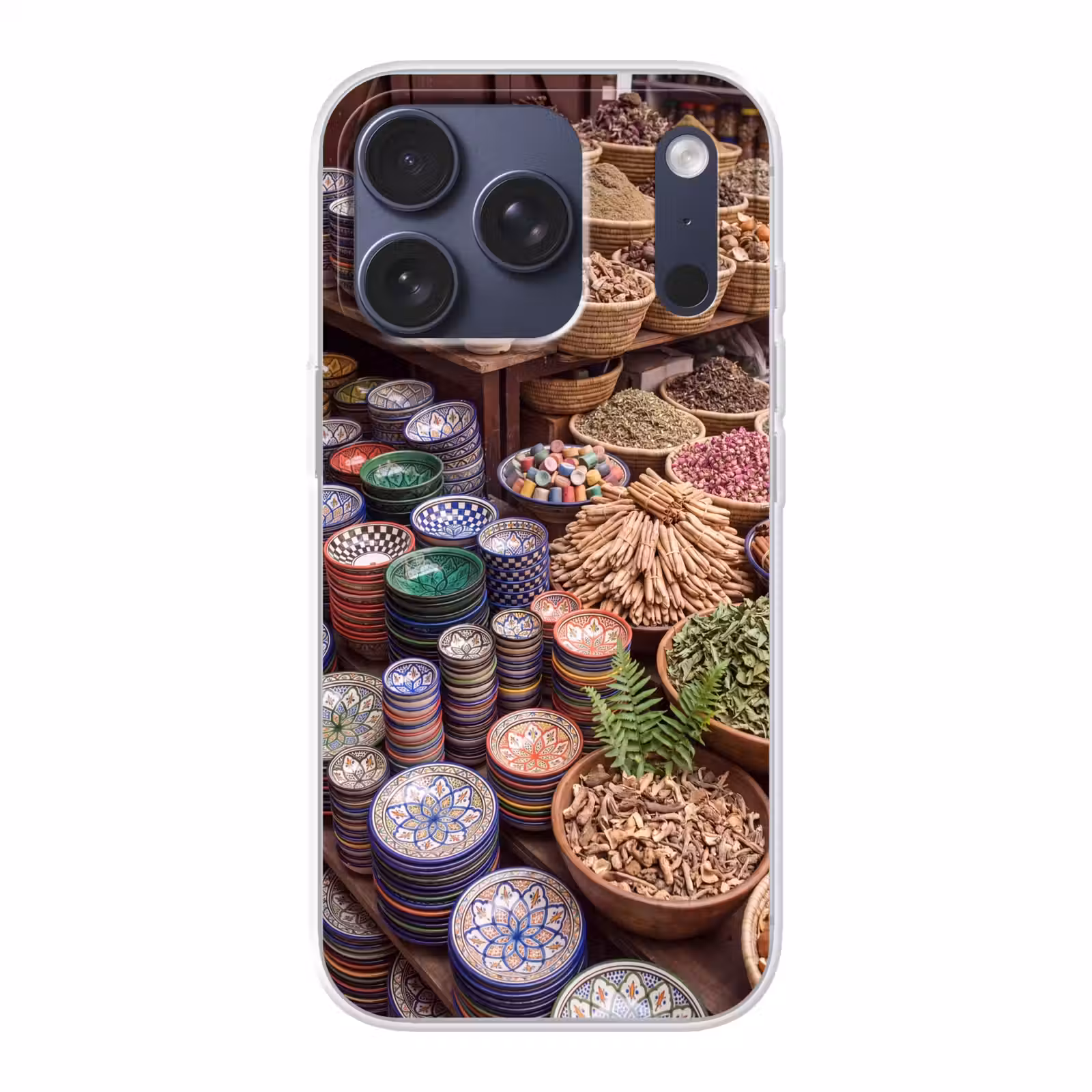 Telefoonhoesje - Aardewerk - Oosters - Kleurrijk - Aardewerk - Oosters - Kleurrijk Telefoonhoesje iPhone 17 Pro klein