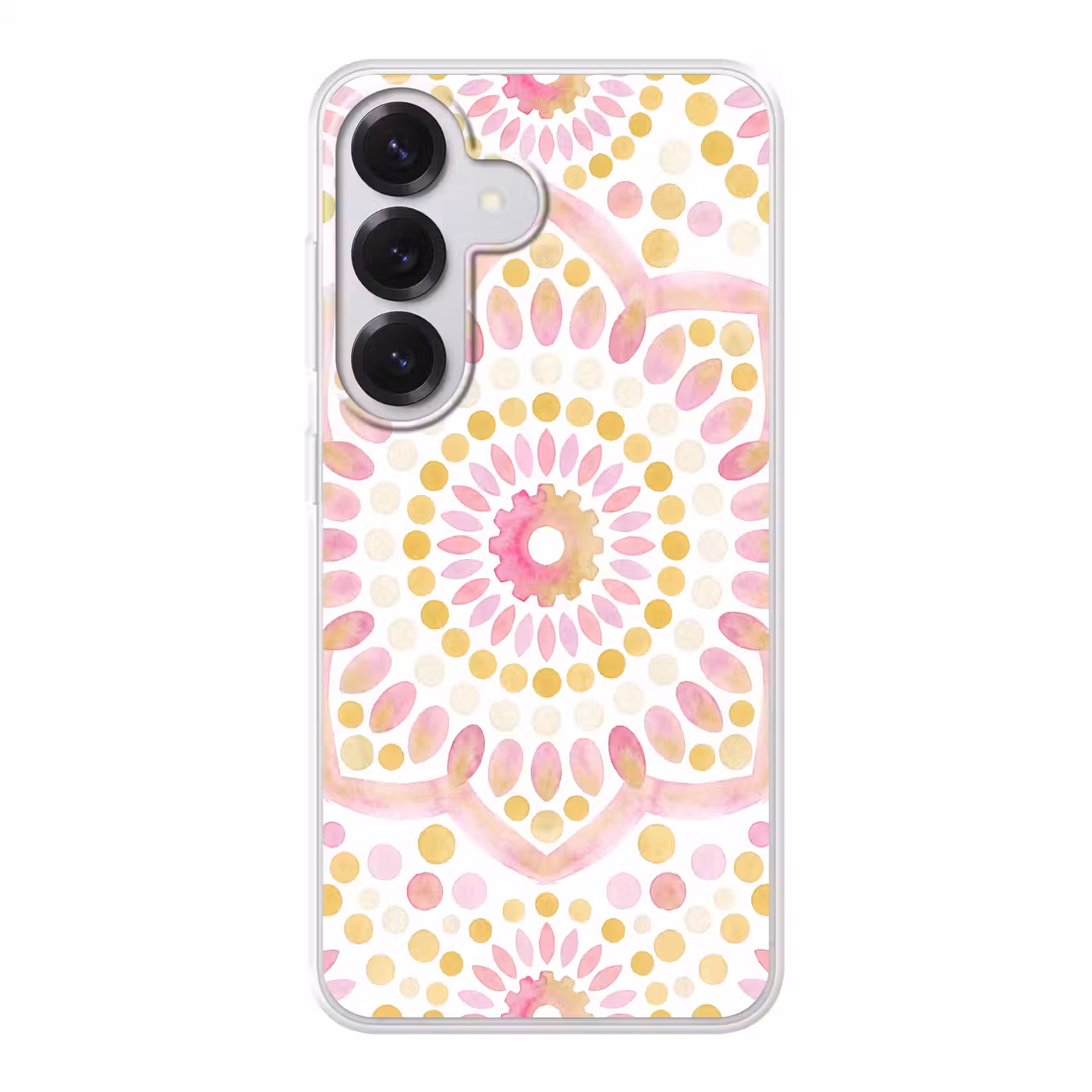 Abstract - Mandala - Kunst - Modern - Roze Telefoonhoesje Samsung Galaxy S26 klein -3d