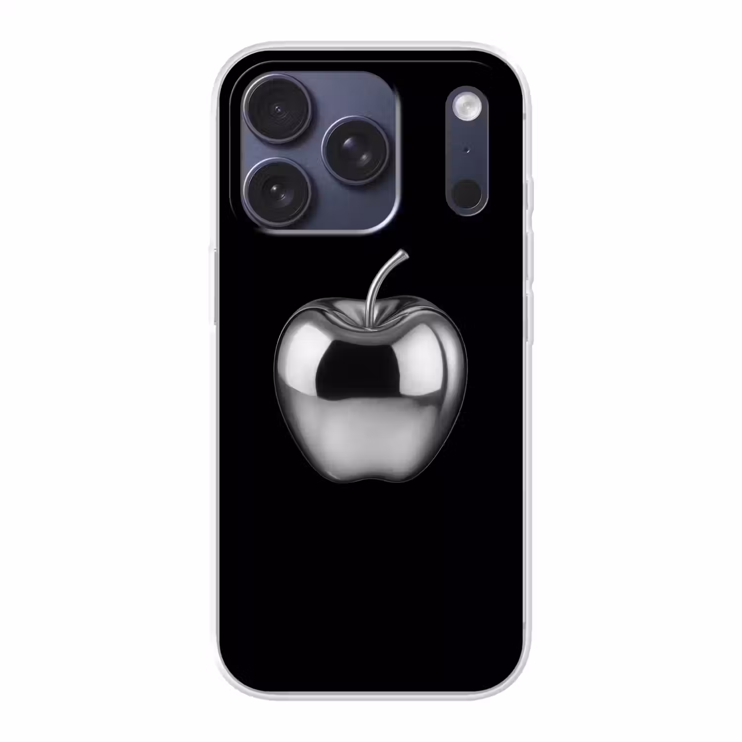 Appel - Metallic - Symmetrisch Telefoonhoesje iPhone 17 Pro klein -3d