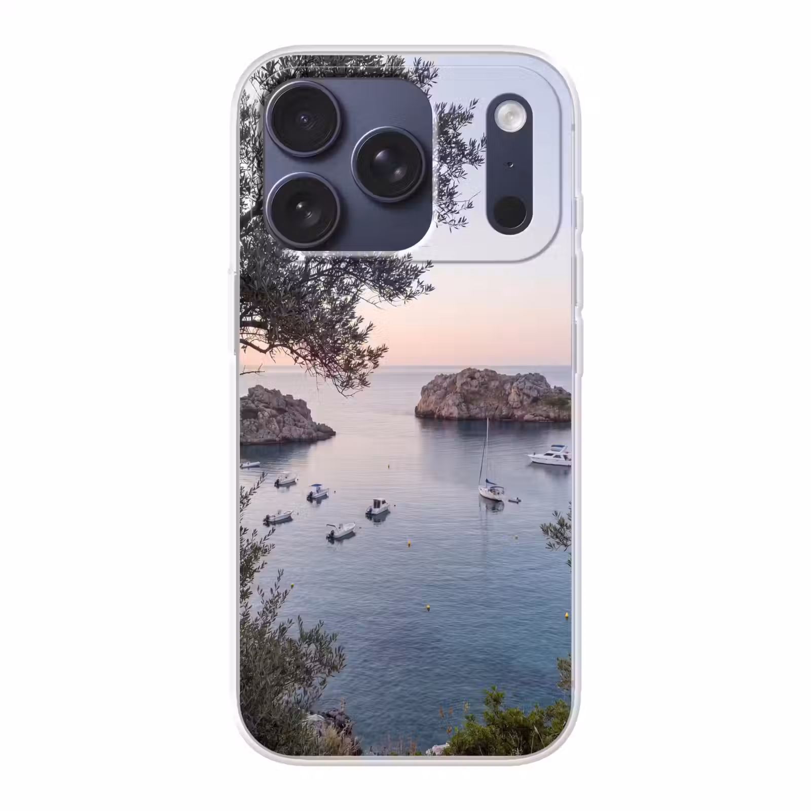Telefoonhoesje - Baai - boten - zonsondergang - Baai - boten - zonsondergang Telefoonhoesje iPhone 17 Pro klein
